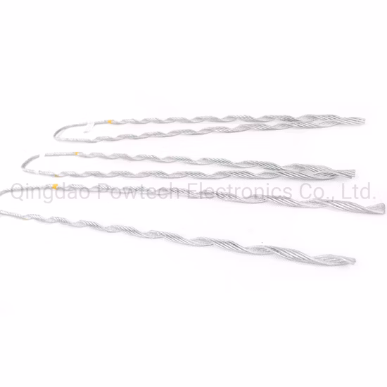 Abrazadera de alambre de tensión realizada por hardware para cable ADSS